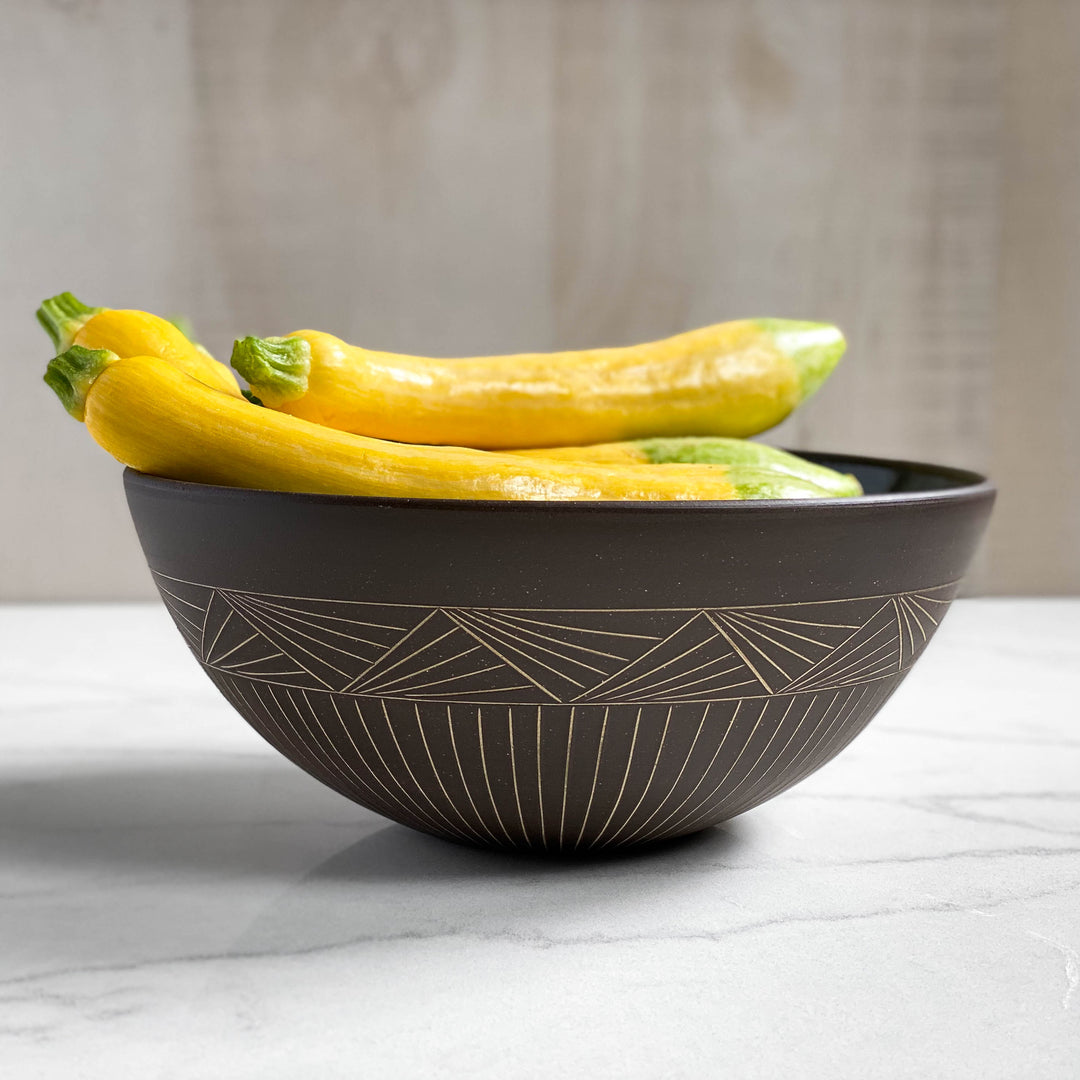 Scallop Fan Serving Bowl