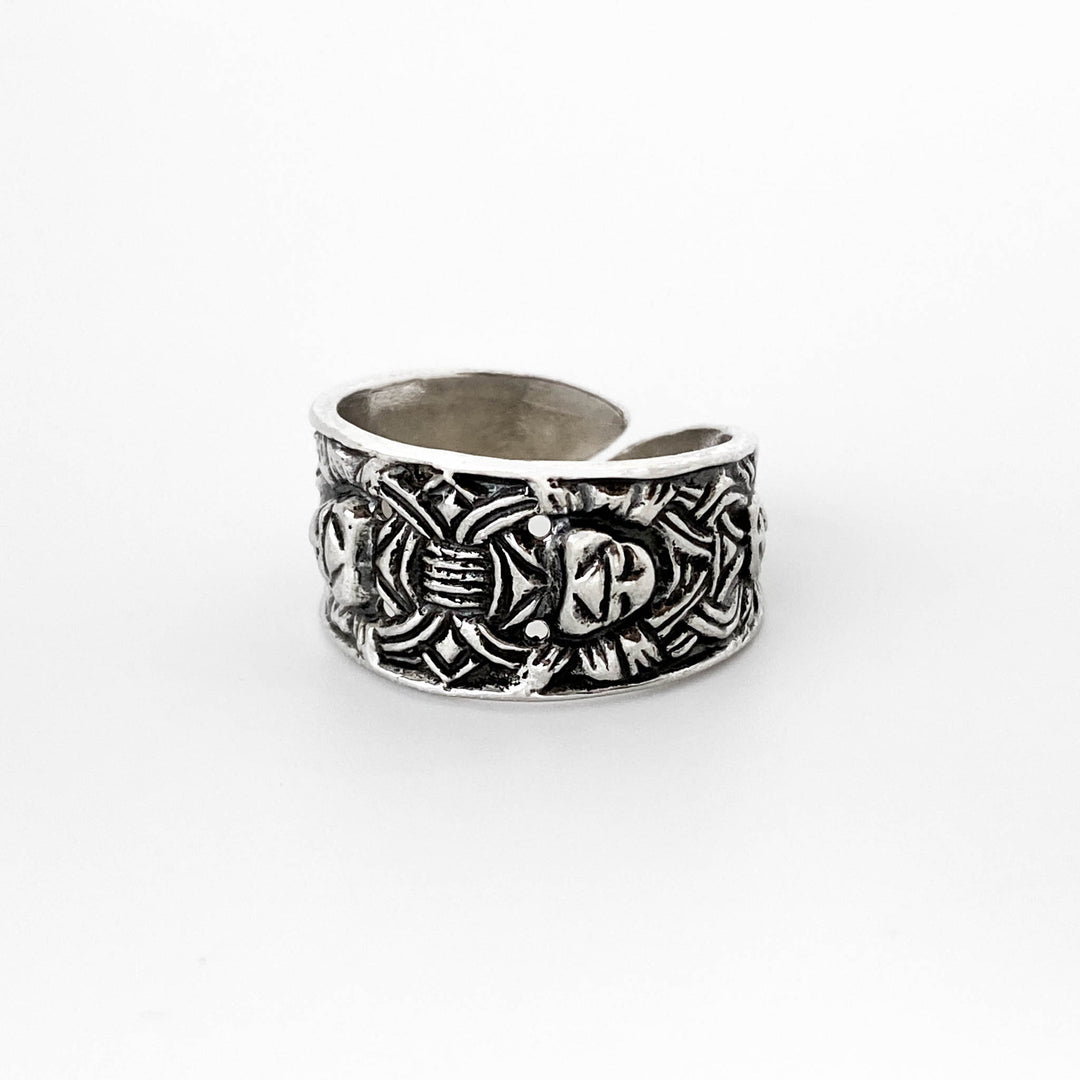 Viking Beast Head Ring