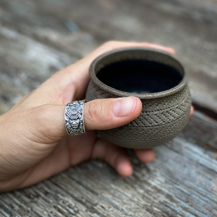 Viking Beast Head Ring