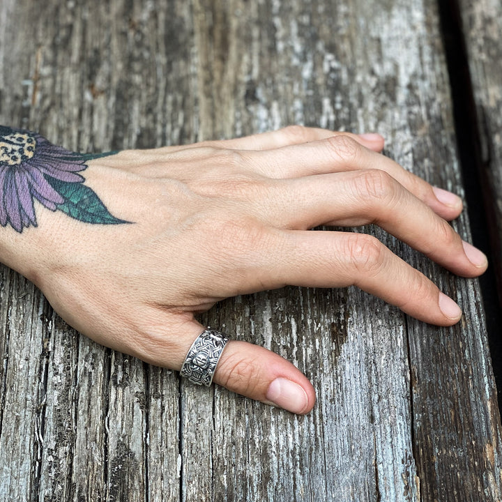 Viking Beast Head Ring