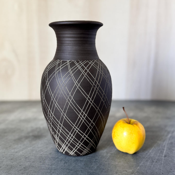 Plaid Vase, Large