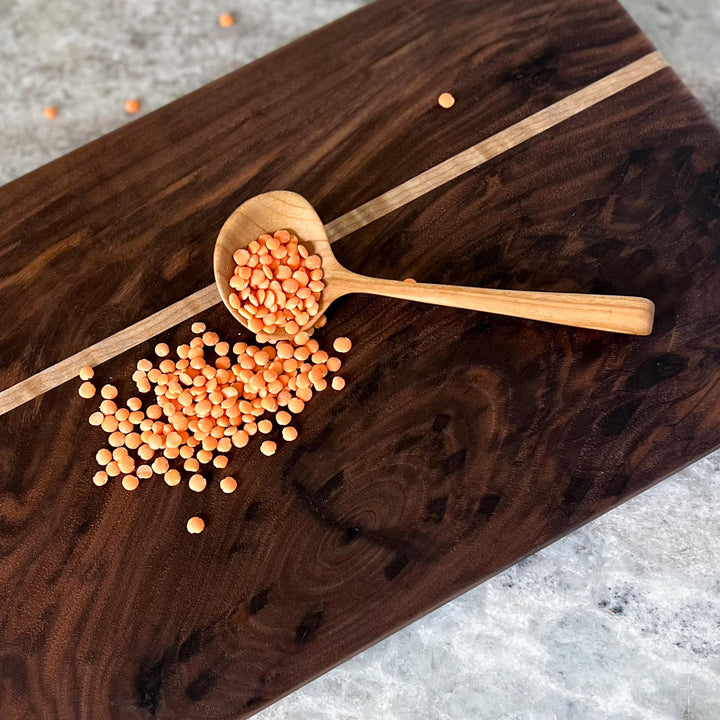 Hand-Carved Apple Wood Spoon