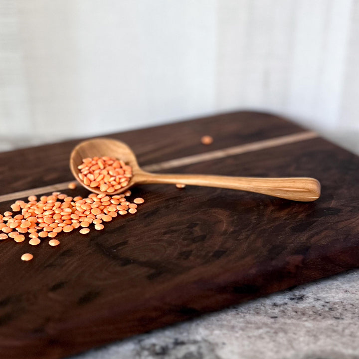 Hand-Carved Apple Wood Spoon