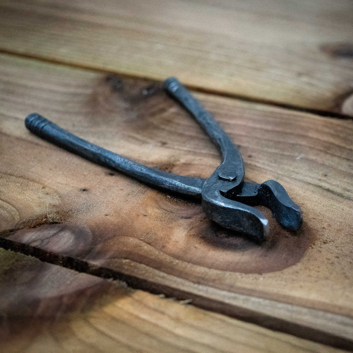 Small Hand-Forged Iron Pliers