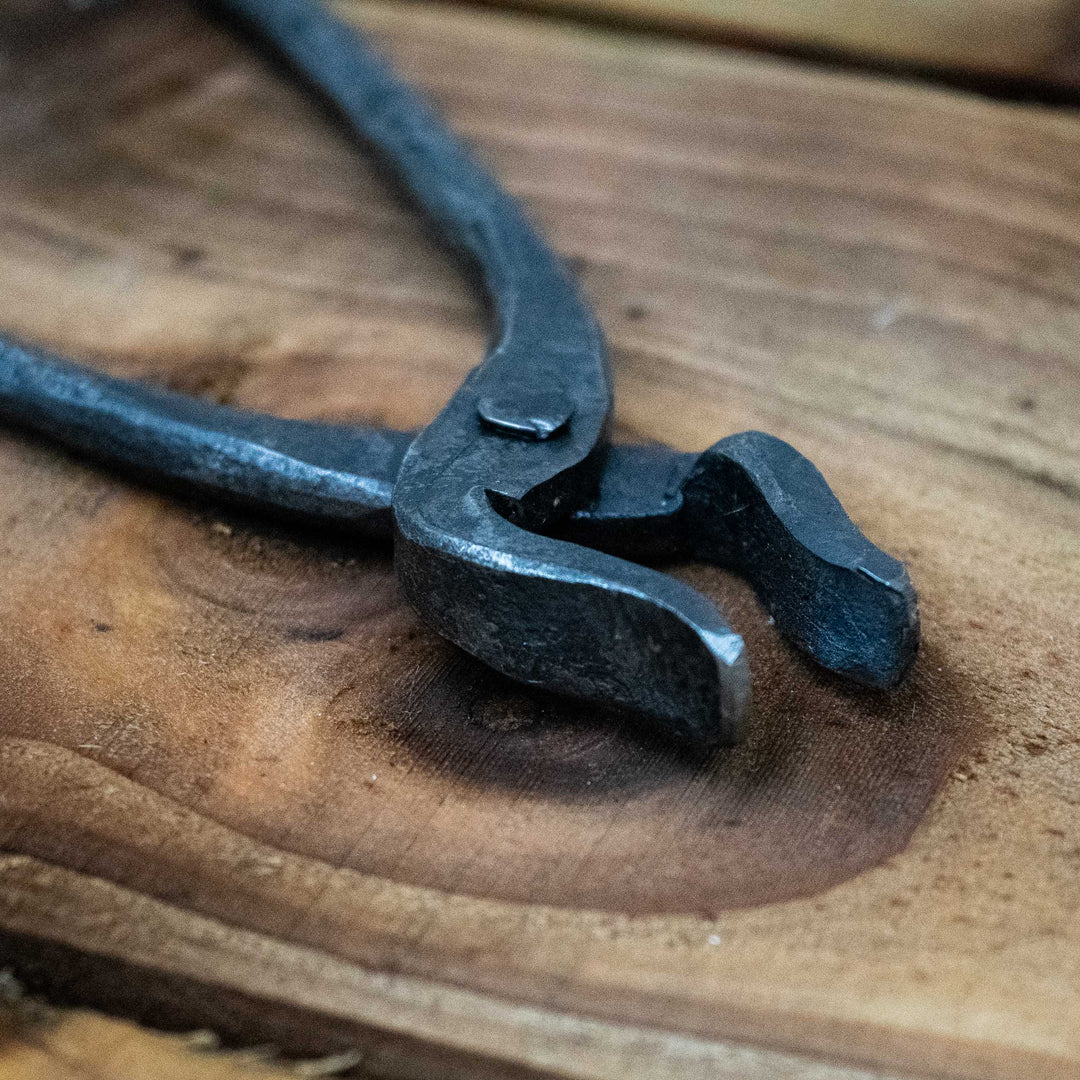 Small Hand-Forged Iron Pliers