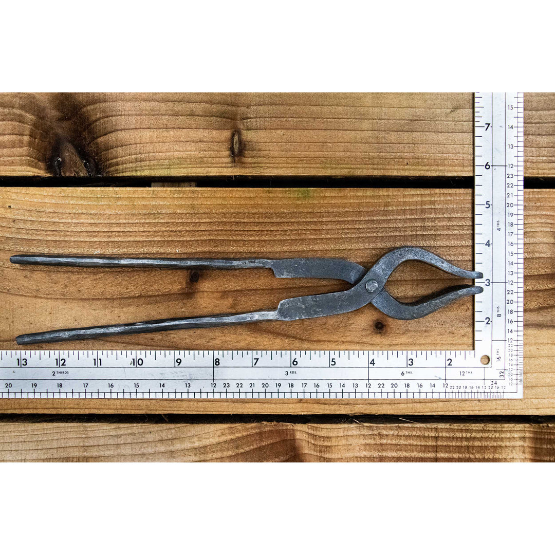 Hand-Forged Iron Tongs