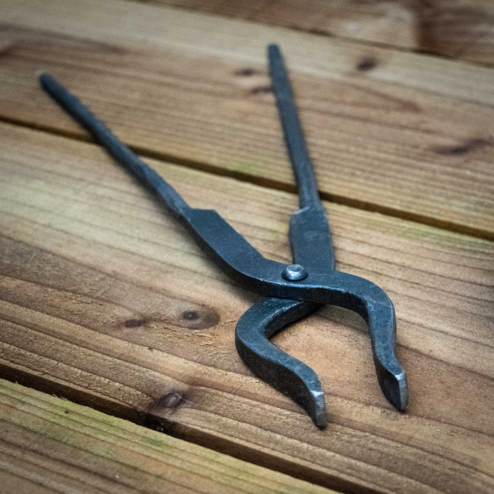 Hand-Forged Iron Tongs