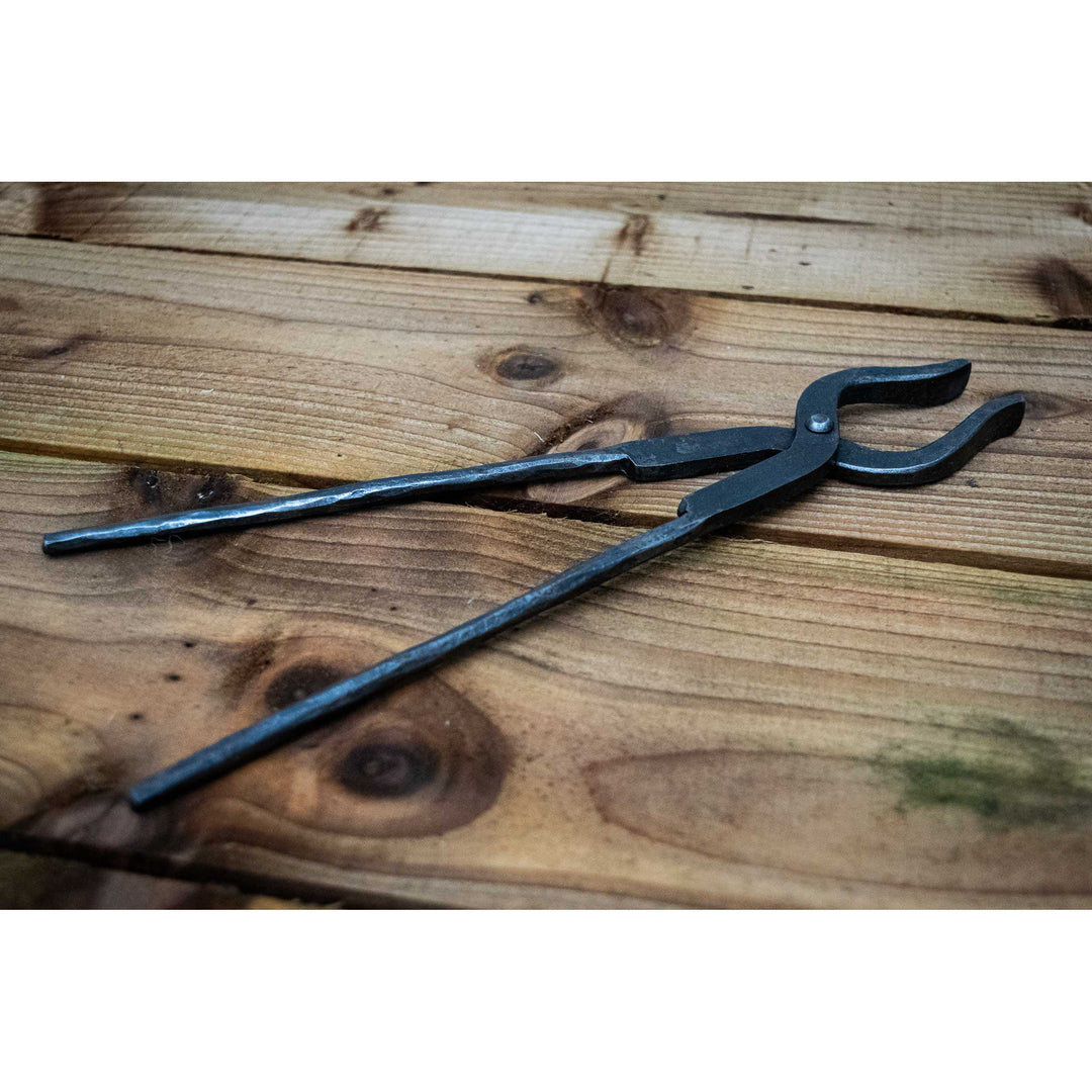 Hand-Forged Iron Tongs