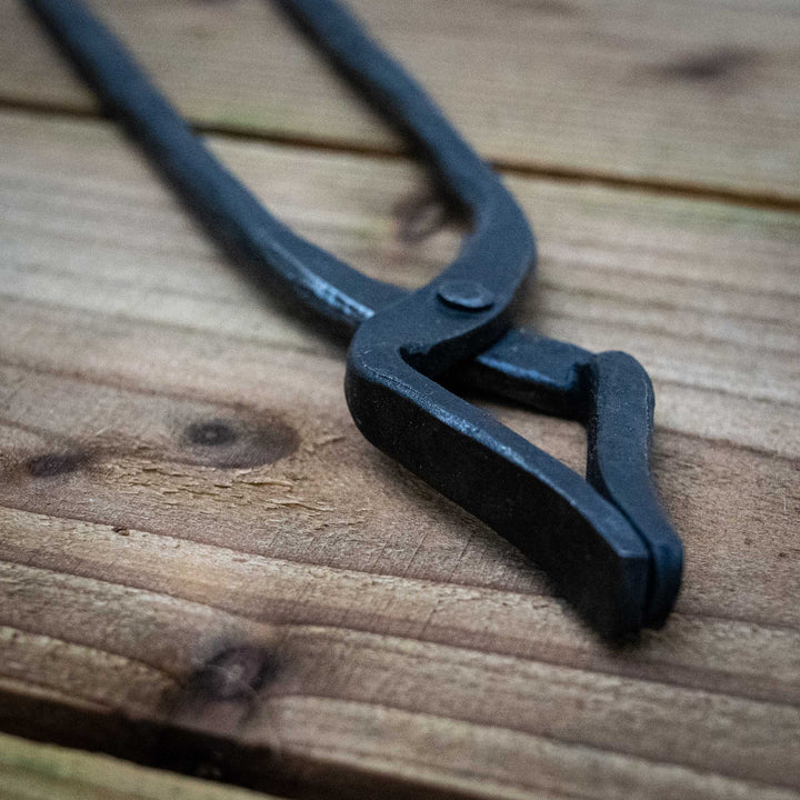 Hand-Forged Blacksmith Tongs