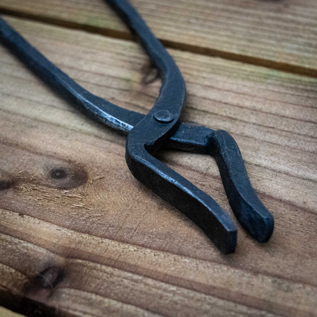 Hand-Forged Blacksmith Tongs