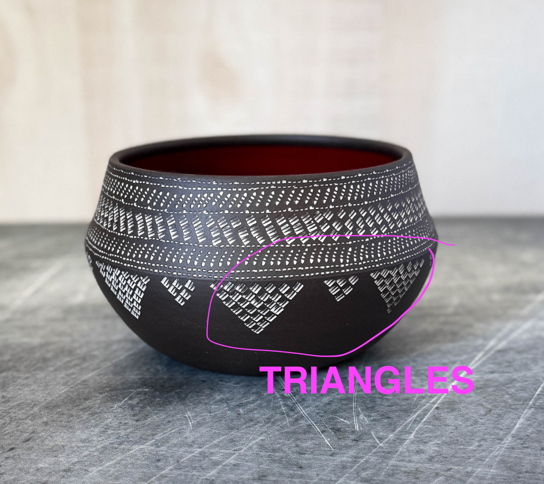 Triangles Snack Bowl