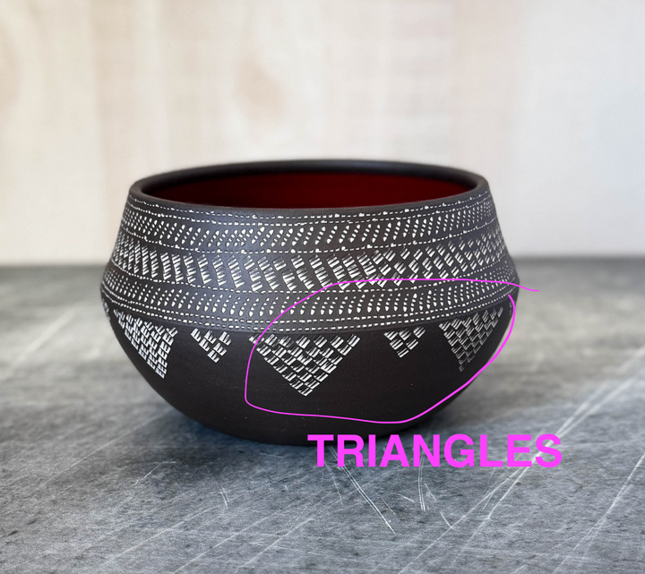 Triangles Snack Bowl