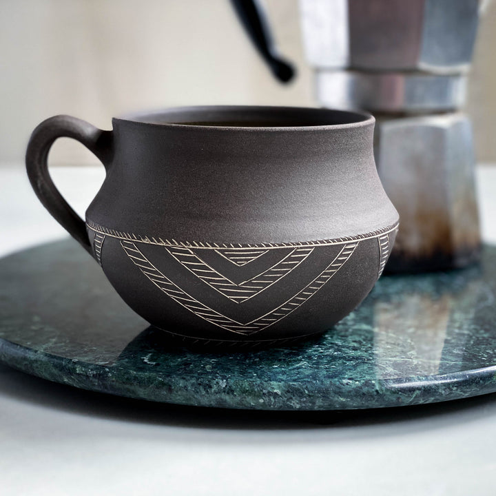 Chevron Cappuccino Mug