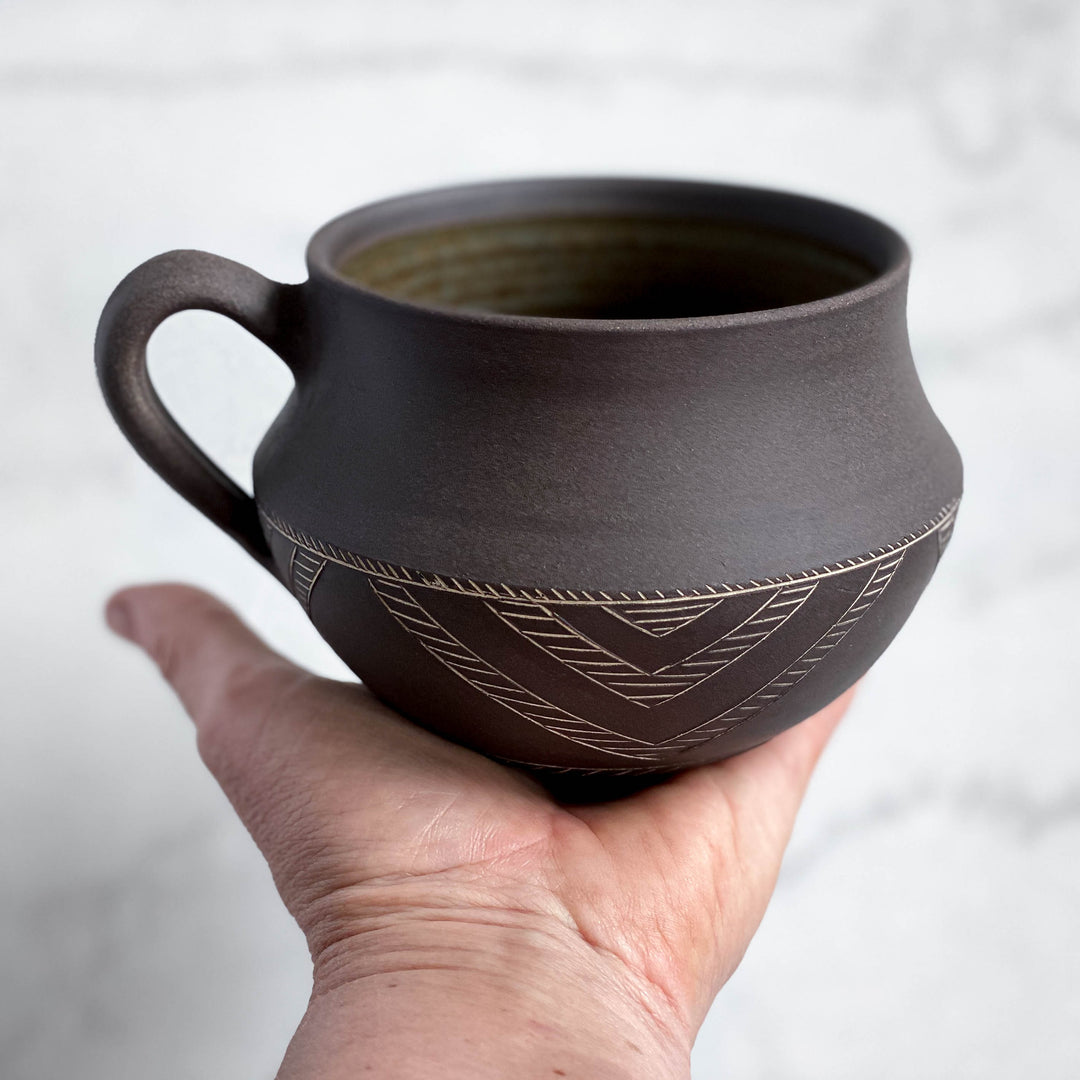 Chevron Cappuccino Mug