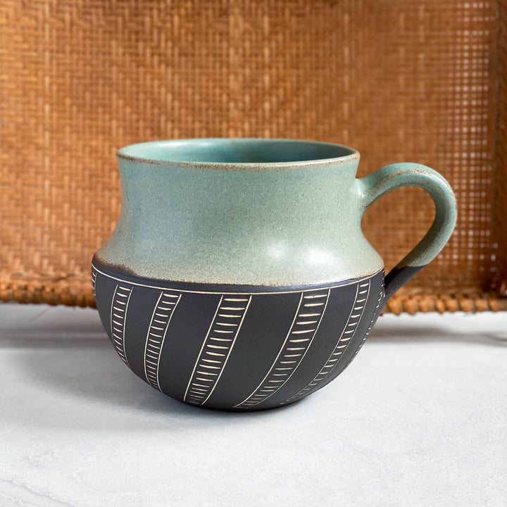 Dipped Curvy Coffee Mug