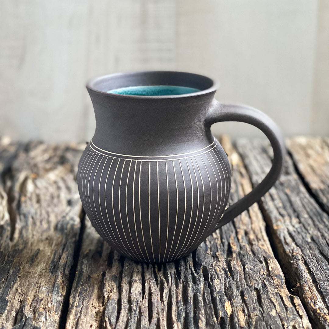 Rubenesque Pinstripe Mug