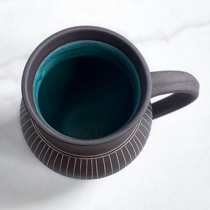 Rubenesque Pinstripe Mug