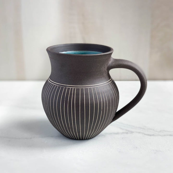 Rubenesque Pinstripe Mug