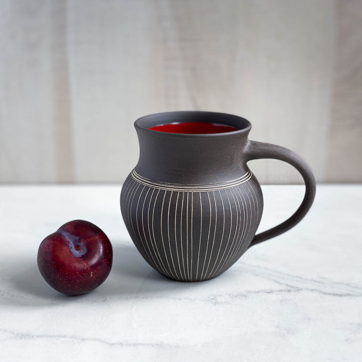 Rubenesque Pinstripe Mug