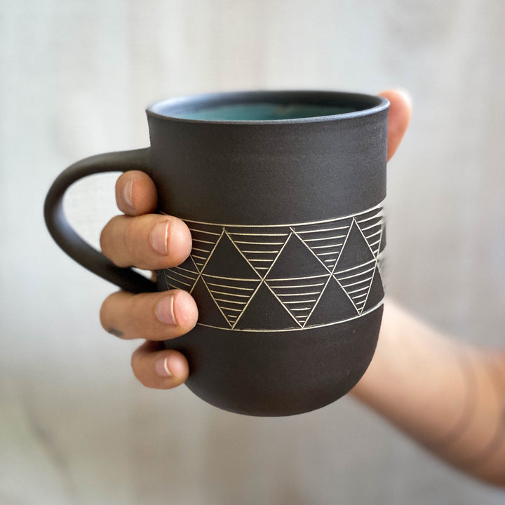 Banded Triangle Mug