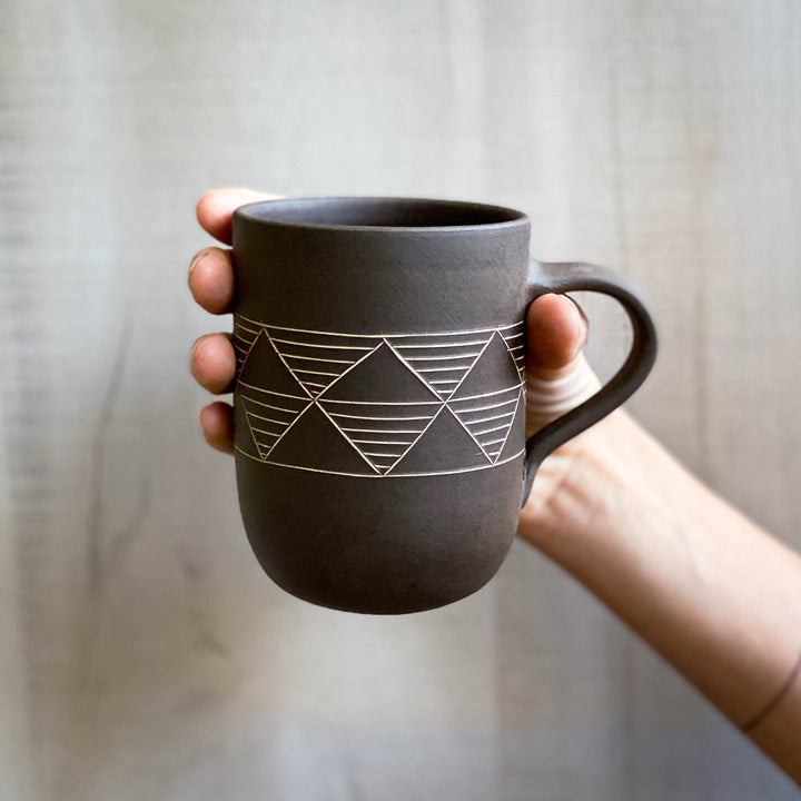 Banded Triangle Mug