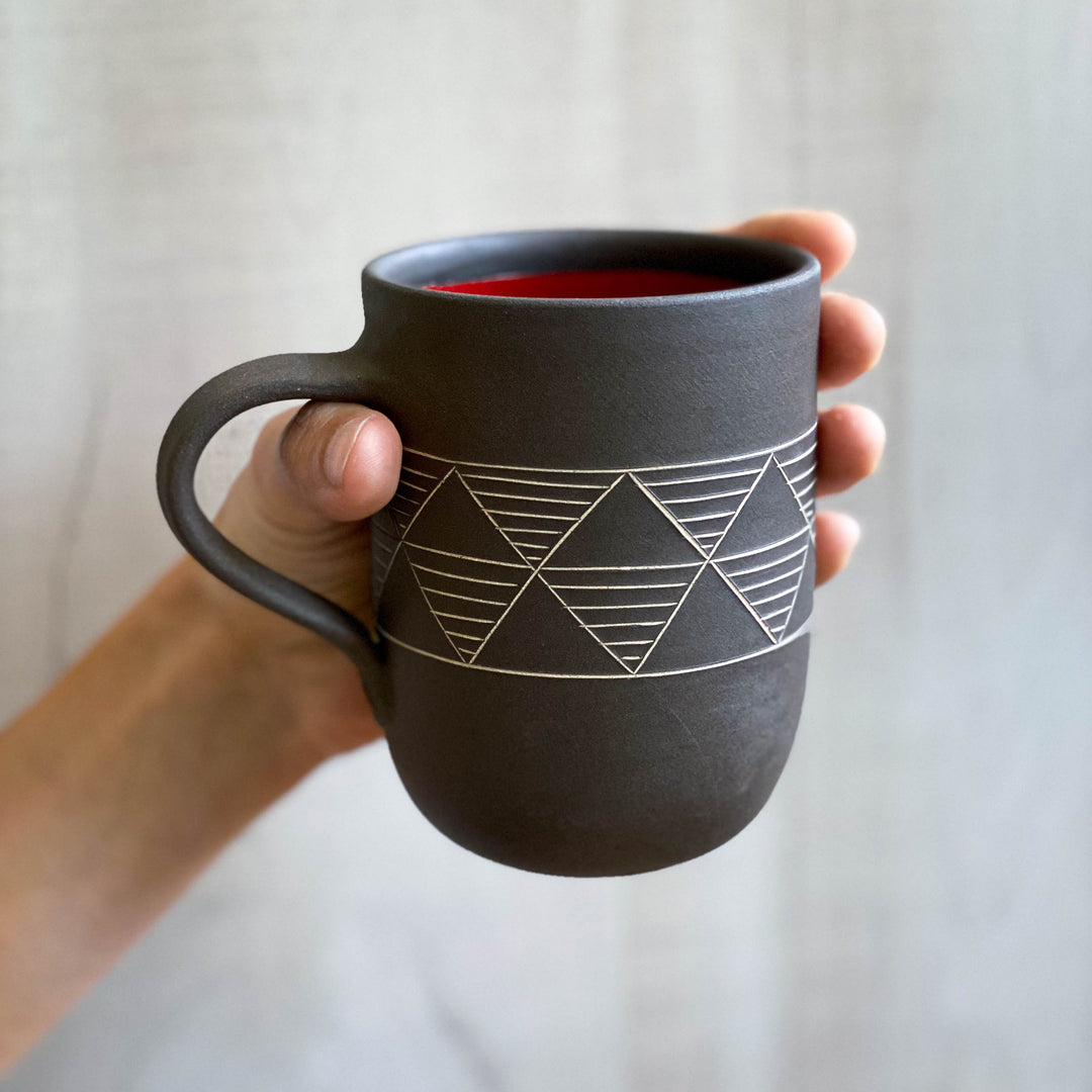 Banded Triangle Mug