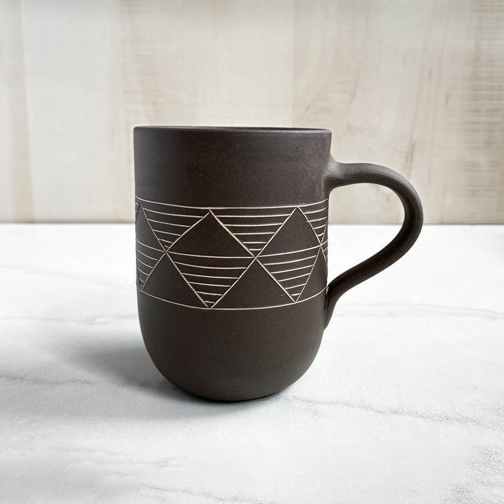 Banded Triangle Mug