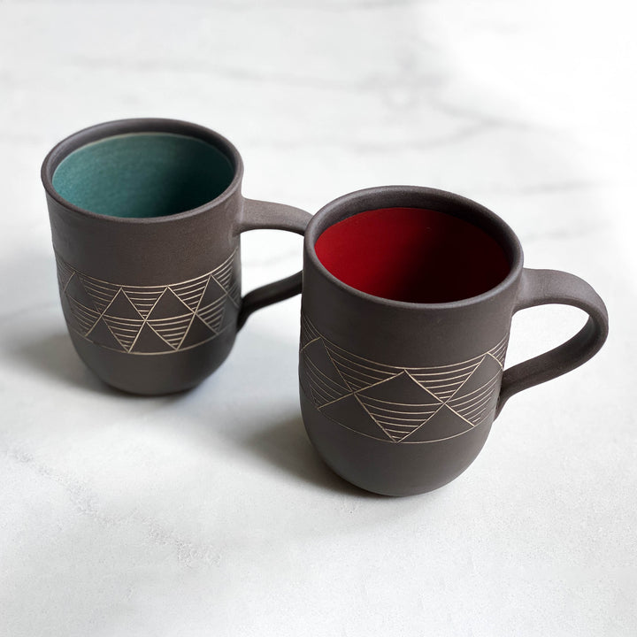 Banded Triangle Mug